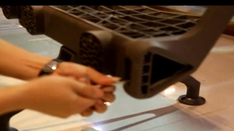 排椅安装过程示意图